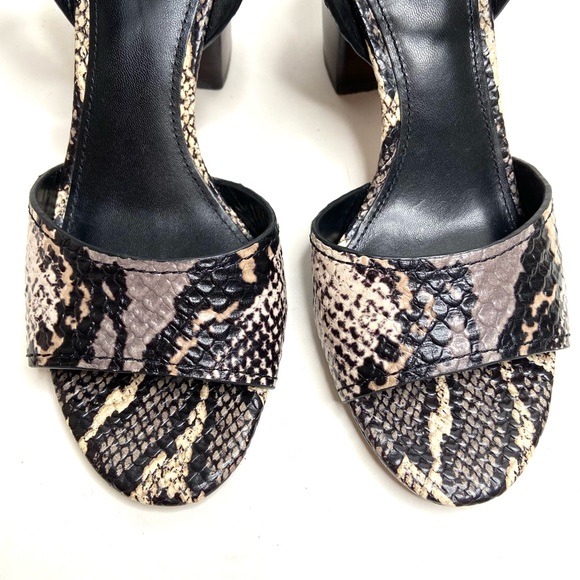 COACH “Pipher” Leather Ankle Strap Block Heel Sandal - Picture 5 of 16